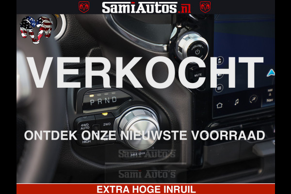 Dodge Ram 1500 Laramie Sport 5.7 V8 HEMI 402PK 4x4 | Panorama dak | 12' Scherm |Granite Crystal Metallic | Crew Cab | 5 Persoons | Dubbele Cabine | DC | VOORRAAD NR 2526 - 1272 |