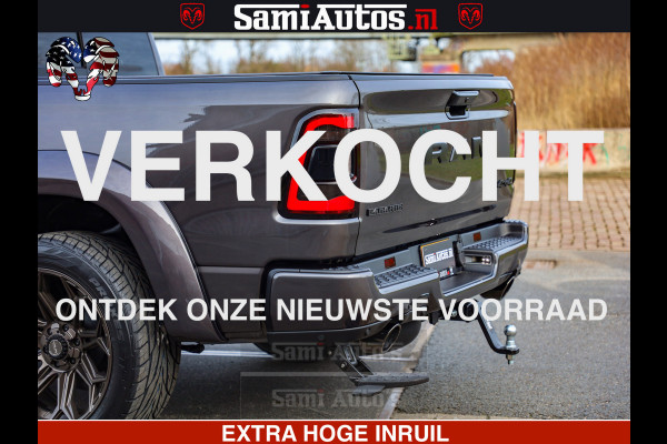 Dodge Ram 1500 Laramie Sport 5.7 V8 HEMI 402PK 4x4 | Panorama dak | 12' Scherm |Granite Crystal Metallic | Crew Cab | 5 Persoons | Dubbele Cabine | DC | VOORRAAD NR 2526 - 1272 |