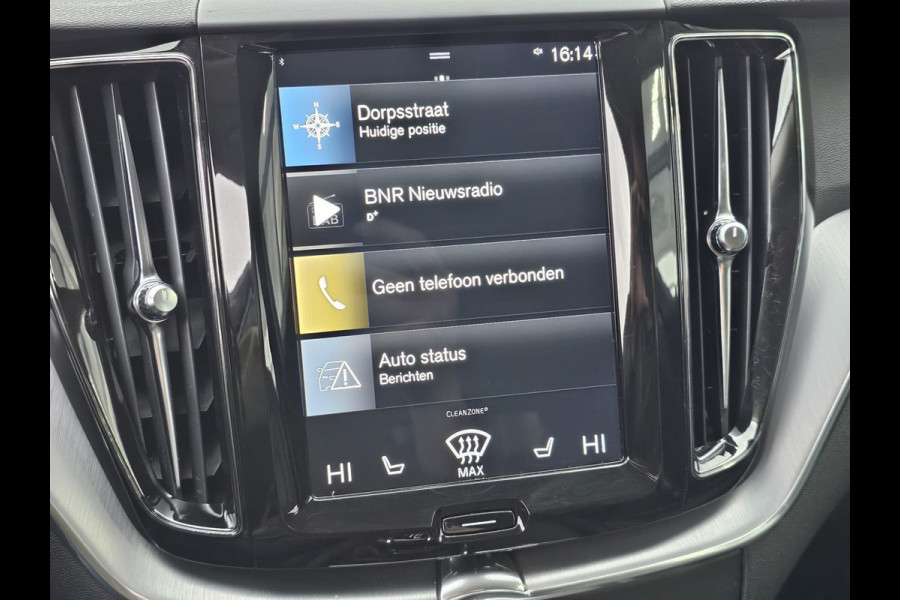 Volvo XC60 2.0 T5 Momentum | Automaat | LED | Trekhaak | Stoelverwarming | App-connect | All-seasons | Leder | Elek. bestuurderstoel + memory |