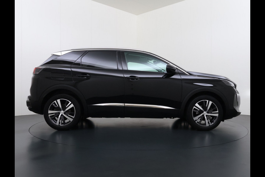 Peugeot 3008 1.2T 131PK AUT. Trekhaak 360°Camera 1/2 Leer 18" Navi Ecc Apple Carplay Android Connected-Apps Cruise Control Pdc Blue Premium Keyless Elek.Achterklep Privacy Glas BordHerkenning Lane Assist Led Lmv 18" Regen-Lichtsensor Bluetooth 1.400KG Trekgewicht Dealeronderhouden, laatste-Beurt-93.400km Origineel Nederlandse Auto 1400kg trekvermogen