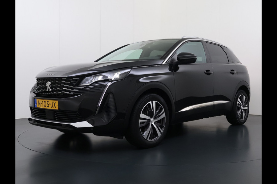 Peugeot 3008 1.2T 131PK AUT. Trekhaak 360°Camera 1/2 Leer 18" Navi Ecc Apple Carplay Android Connected-Apps Cruise Control Pdc Blue Premium Keyless Elek.Achterklep Privacy Glas BordHerkenning Lane Assist Led Lmv 18" Regen-Lichtsensor Bluetooth 1.400KG Trekgewicht Dealeronderhouden, laatste-Beurt-93.400km Origineel Nederlandse Auto 1400kg trekvermogen