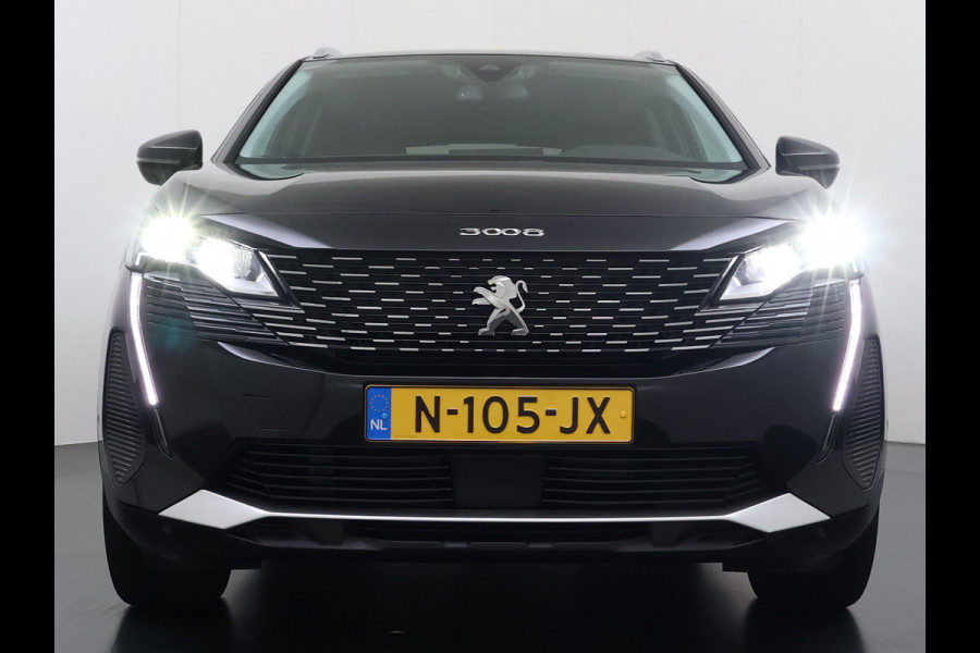 Peugeot 3008 1.2T 131PK AUT. Trekhaak 360°Camera 1/2 Leer 18" Navi Ecc Apple Carplay Android Connected-Apps Cruise Control Pdc Blue Premium Keyless Elek.Achterklep Privacy Glas BordHerkenning Lane Assist Led Lmv 18" Regen-Lichtsensor Bluetooth 1.400KG Trekgewicht Dealeronderhouden, laatste-Beurt-93.400km Origineel Nederlandse Auto 1400kg trekvermogen