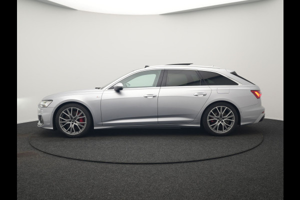 Audi A6 Avant 55 TFSI e quattro S Competition PHEV 367pk Dealer O.H. | 2x S-Line | Trekhaak Af Fabriek | Panodak | 360 Camera | Bang & Olufsen | Adaptive Cruise | Sportstoelen Memory & Verwarmd | Apple Carplay | Keyless | Stuur Verwarmd | Virtual | Navigatie | Plug In Hybrid