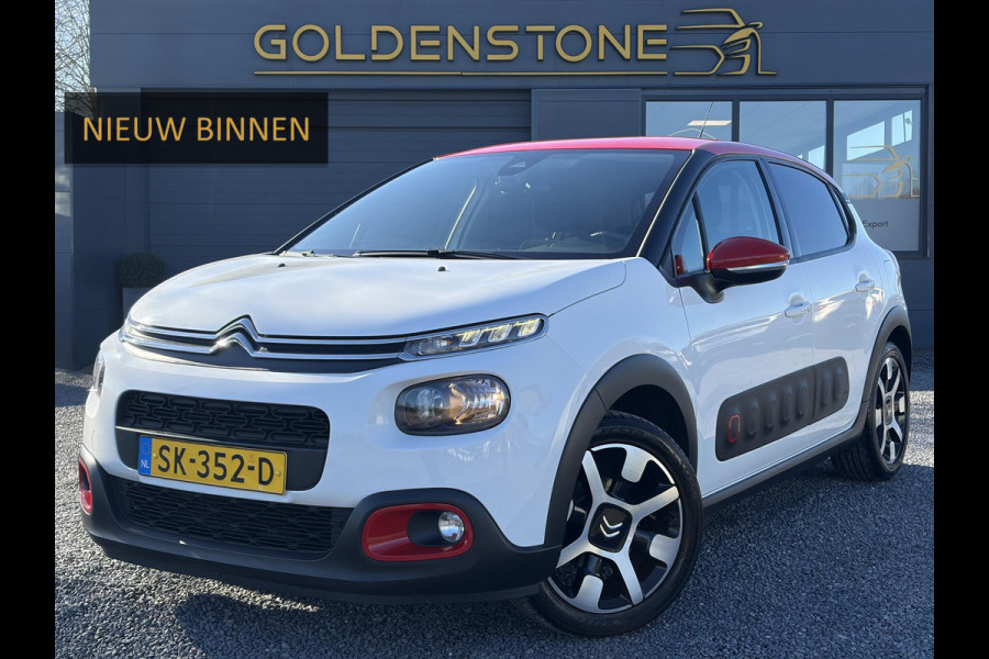Citroën C3 1.2 PureTech S&S Shine 1e Eigenaar,Dealer Onderhouden,Navi,Camera,Pdc,Rijstrooksensor,110pk,Clima,Cruise,Lm velgen,D-riem vv in 2024,N.A.P,Apk tot 04-2027