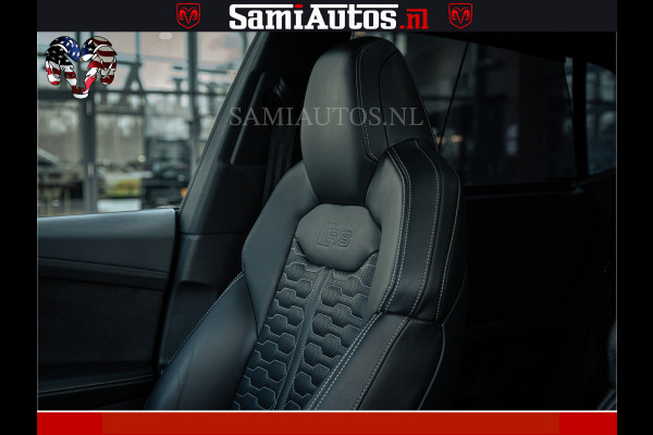 Audi RS Q8 RSQ8 BLACK OPS | 600PK 4.0 V8 TFSI QUATTRO | HUD | 4 WIELBESTURING | 23 INCH AUDI SPORT WHEELS | RS BEKLEDING ZWART | PANO | SOF BANG & OLUFSEN | PANORAMA DAK | De Lamborghini Urus en Audi RS Q8 zijn beide supersnelle SUV's met dezelfde basis (4.0L V8 twin-turbo motor van de VW Group)