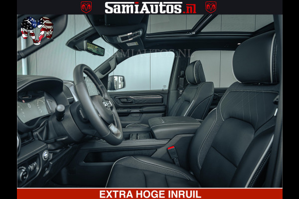 Dodge Ram Limited H.O 540PK 706Nm | Massage + Full Option | De Meest Luxe en Volle Pick-Up in zijn Klasse | Comfortabele Dubbele Cabine met Royale 5 Zitplaatsen | BPM vrij | Nu Leverbaar uit Voorraad | Voorraad Nr 2326 - 5169