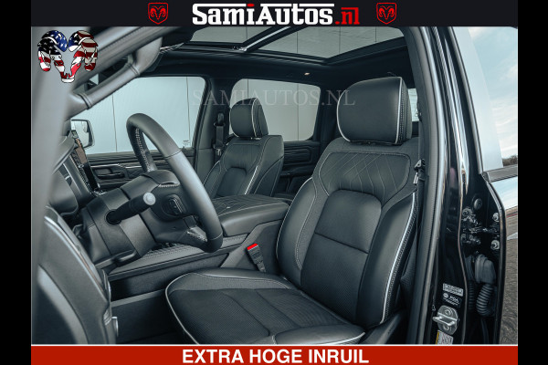 Dodge Ram Limited H.O 540PK 706Nm | Massage + Full Option | De Meest Luxe en Volle Pick-Up in zijn Klasse | Comfortabele Dubbele Cabine met Royale 5 Zitplaatsen | BPM vrij | Nu Leverbaar uit Voorraad | Voorraad Nr 2326 - 5169
