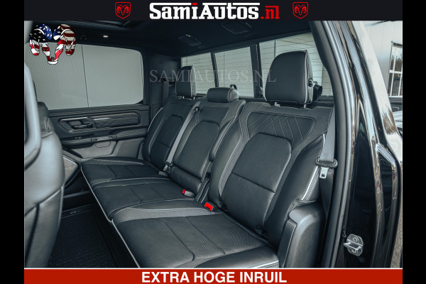 Dodge Ram Limited H.O 540PK 706Nm | Massage + Full Option | De Meest Luxe en Volle Pick-Up in zijn Klasse | Comfortabele Dubbele Cabine met Royale 5 Zitplaatsen | BPM vrij | Nu Leverbaar uit Voorraad | Voorraad Nr 2326 - 5169