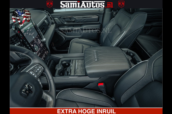 Dodge Ram Limited H.O 540PK 706Nm | Massage + Full Option | De Meest Luxe en Volle Pick-Up in zijn Klasse | Comfortabele Dubbele Cabine met Royale 5 Zitplaatsen | BPM vrij | Nu Leverbaar uit Voorraad | Voorraad Nr 2326 - 5169