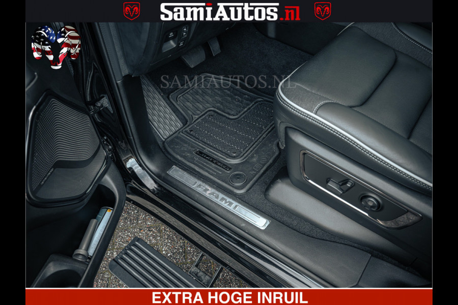 Dodge Ram Limited H.O 540PK 706Nm | Massage + Full Option | De Meest Luxe en Volle Pick-Up in zijn Klasse | Comfortabele Dubbele Cabine met Royale 5 Zitplaatsen | BPM vrij | Nu Leverbaar uit Voorraad | Voorraad Nr 2326 - 5169