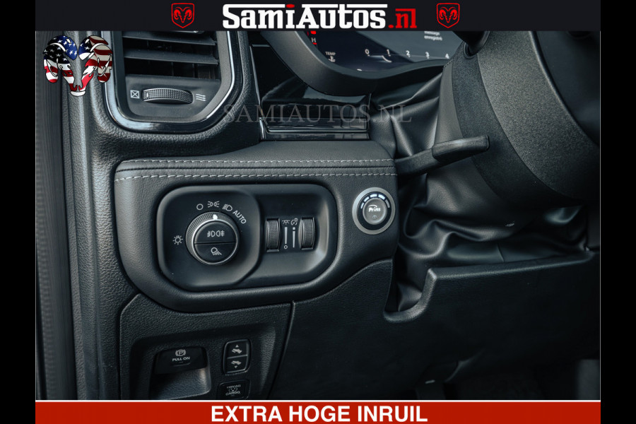 Dodge Ram Limited H.O 540PK 706Nm | Massage + Full Option | De Meest Luxe en Volle Pick-Up in zijn Klasse | Comfortabele Dubbele Cabine met Royale 5 Zitplaatsen | BPM vrij | Nu Leverbaar uit Voorraad | Voorraad Nr 2326 - 5169