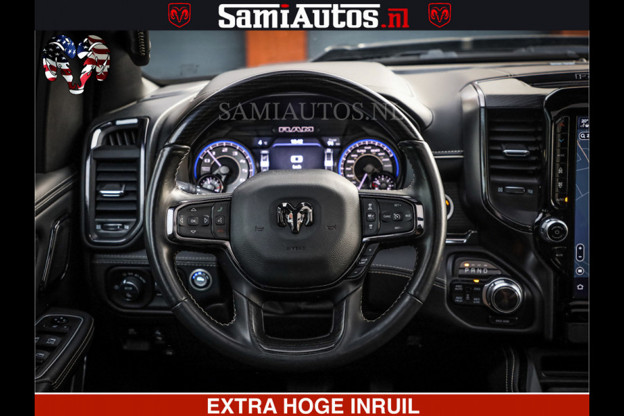 Dodge Ram 1500 LIMITED NIGHT | 5.7 V8 HEMI | HUD | MWK | LUCHTVERING | EERSTE EIGENAAR | BOM VOL ALLE OPTIES | CREW CAB DUBBELE CABINE | 5 PERSOONS | DC | 40000 KM | MEEST VOLLE RAM PICK UP |
