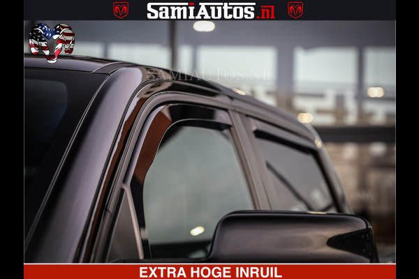 Dodge Ram 1500 LIMITED NIGHT | 5.7 V8 HEMI | HUD | MWK | LUCHTVERING | EERSTE EIGENAAR | BOM VOL ALLE OPTIES | CREW CAB DUBBELE CABINE | 5 PERSOONS | DC | 40000 KM | MEEST VOLLE RAM PICK UP |