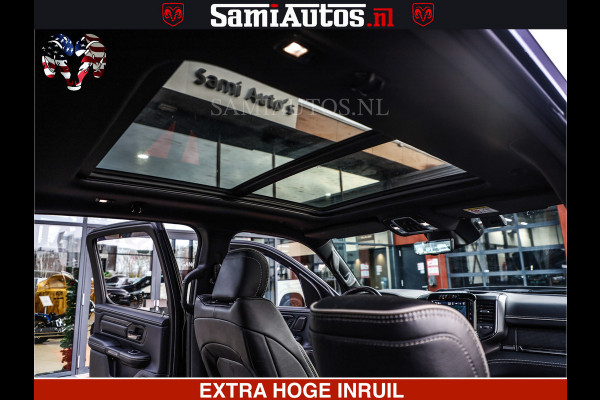 Dodge Ram 1500 LIMITED NIGHT | 5.7 V8 HEMI | HUD | MWK | LUCHTVERING | EERSTE EIGENAAR | BOM VOL ALLE OPTIES | CREW CAB DUBBELE CABINE | 5 PERSOONS | DC | 40000 KM | MEEST VOLLE RAM PICK UP |
