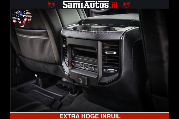 Dodge Ram 1500 LIMITED NIGHT | 5.7 V8 HEMI | HUD | MWK | LUCHTVERING | EERSTE EIGENAAR | BOM VOL ALLE OPTIES | CREW CAB DUBBELE CABINE | 5 PERSOONS | DC | 40000 KM | MEEST VOLLE RAM PICK UP |