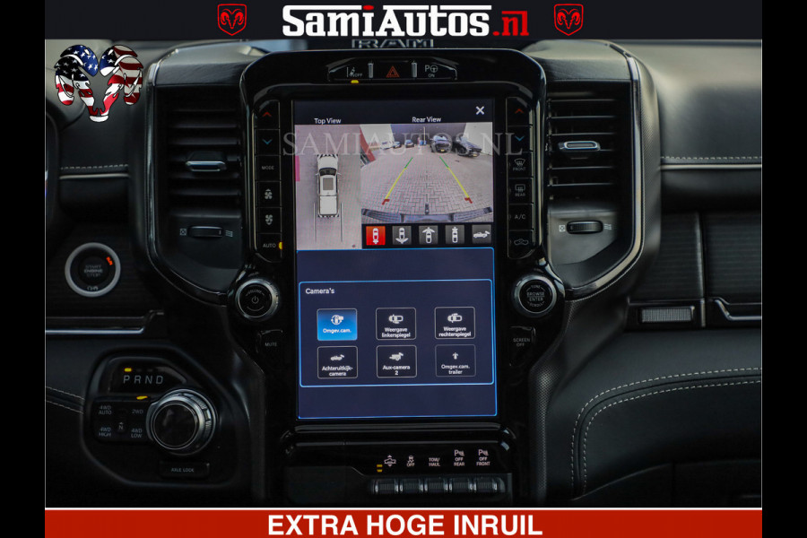 Dodge Ram 1500 LIMITED NIGHT | 5.7 V8 HEMI | HUD | MWK | LUCHTVERING | EERSTE EIGENAAR | BOM VOL ALLE OPTIES | CREW CAB DUBBELE CABINE | 5 PERSOONS | DC | 40000 KM | MEEST VOLLE RAM PICK UP |