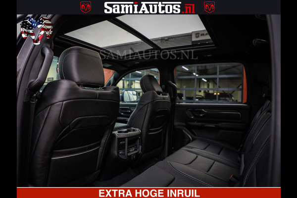 Dodge Ram 1500 Limited Night H.O 540HP 706Nm | Massage + Full Option | De Meest Luxe en Volle Pick-Up in zijn Klasse | Comfortabele Dubbele Cabine met Royale 5 Zitplaatsen | BPM vrij | Nu Leverbaar uit Voorraad | Voorraad Nr 2334 - 5409
