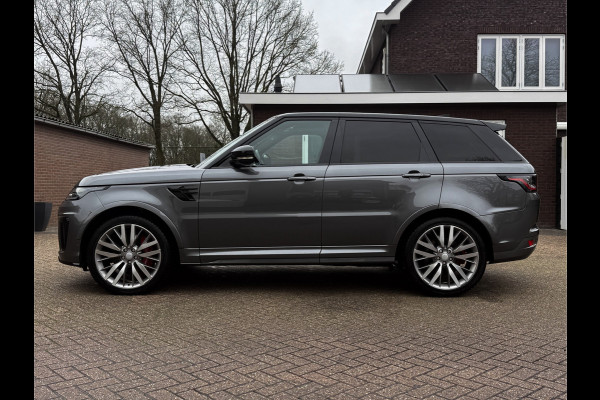 Land Rover Range Rover Sport 5.0 V8 SC SVR 576 PK ! Facelift ! Carbon ! Pano, Cruis, Airco, Stoelverw voor + achter!