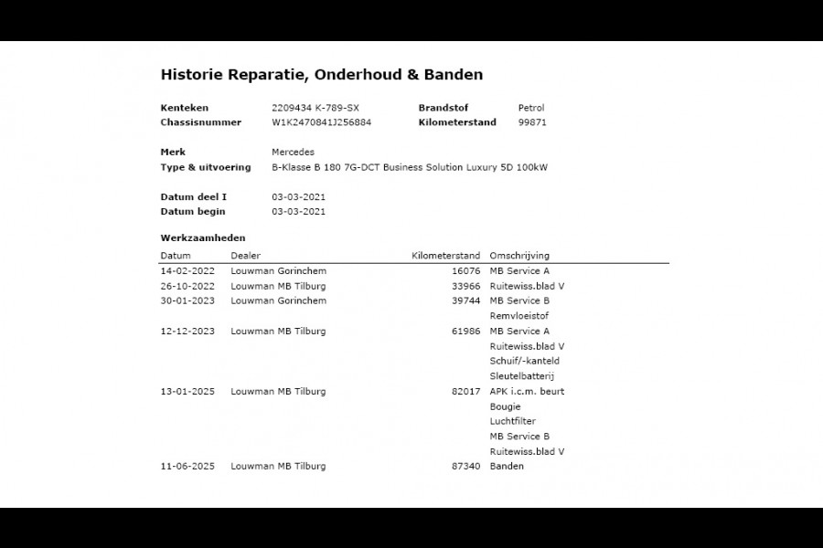 Mercedes-Benz B-Klasse 180T AUT-7 Luxury Pano-Dak Elektr+Leer+Geheugen+Verwarmd-Comfort-Stoel Navi Camera Apple Carplay Android Cruise Control Pdc Zitc Elek.Achterklep Widescreen Park-Assist Break-Assist cockpit Premium+ Smartphone-integratie Dodehoekassistent DAB Bluetooth Led Lmv Keyless Go Easy-pack 1e Eigenaar Dealeronderhouden Zeer Compleet Origineel Nederlandse Auto 1.400kg trekvermogen € 44.000,- nieuw