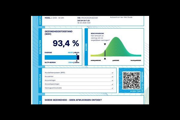Peugeot e-2008 EV GT Pack 50 kWh SOH 93,4% | Panorama dak | Stoelverwarming | Voorruitverwarming | Keyless | Navigatie | Android auto / Apple carplay