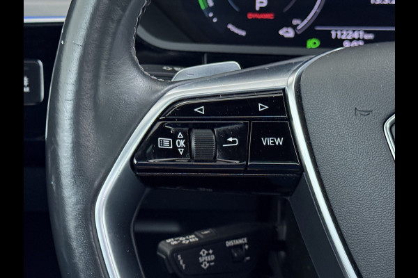 Audi e-tron Sportback 55 Quattro S-Line 408pk 95kWh Pano-Schuif-Dak LED Sport-Stoel-Leer/Alcantara Luchtvering 21" Trekhaak Adaptive-Cruise Spoor-Assi SOH 89% Rode-Remklauwen Zwarte-Hemel Audi-Smartphone-Interface Stoelverwarming Memory Elek.Achterklep DAB Lmv Privacy Glas Led Keyless Actieve Luidspreker 1e Eigenaar Origineel Nederlandse Auto € 93.000 nieuw 1.800kg Trekvermogen