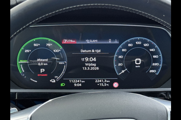 Audi e-tron Sportback 55 Quattro S-Line 408pk 95kWh Pano-Schuif-Dak LED Sport-Stoel-Leer/Alcantara Luchtvering 21" Trekhaak Adaptive-Cruise Spoor-Assi SOH 89% Rode-Remklauwen Zwarte-Hemel Audi-Smartphone-Interface Stoelverwarming Memory Elek.Achterklep DAB Lmv Privacy Glas Led Keyless Actieve Luidspreker 1e Eigenaar Origineel Nederlandse Auto € 93.000 nieuw 1.800kg Trekvermogen