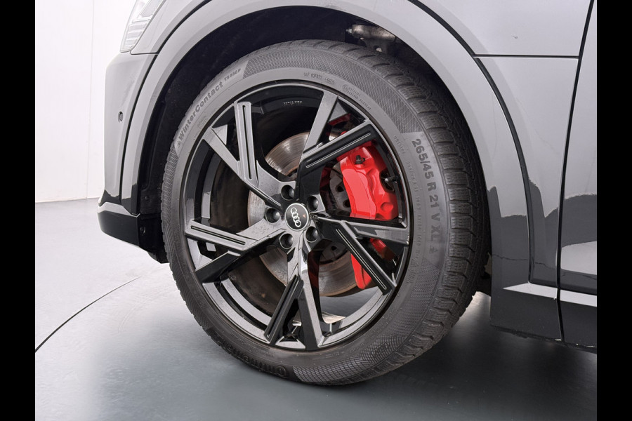 Audi e-tron Sportback 55 Quattro S-Line 408pk 95kWh Pano-Schuif-Dak LED Sport-Stoel-Leer/Alcantara Luchtvering 21" Trekhaak Adaptive-Cruise Spoor-Assi SOH 89% Rode-Remklauwen Zwarte-Hemel Audi-Smartphone-Interface Stoelverwarming Memory Elek.Achterklep DAB Lmv Privacy Glas Led Keyless Actieve Luidspreker 1e Eigenaar Origineel Nederlandse Auto € 93.000 nieuw 1.800kg Trekvermogen