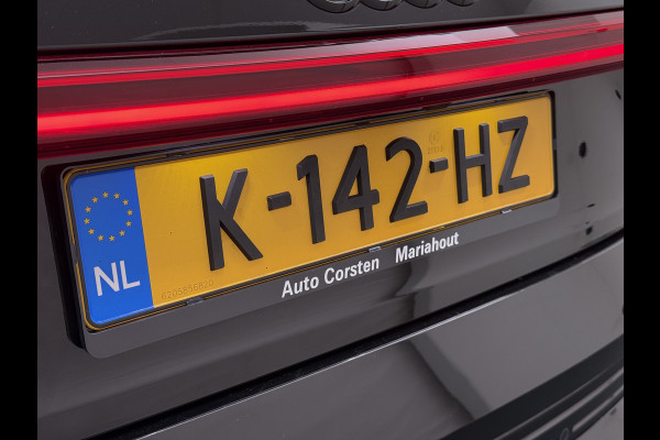 Audi e-tron Sportback 55 Quattro S-Line 408pk 95kWh Pano-Schuif-Dak LED Sport-Stoel-Leer/Alcantara Luchtvering 21" Trekhaak Adaptive-Cruise Spoor-Assi SOH 89% Rode-Remklauwen Zwarte-Hemel Audi-Smartphone-Interface Stoelverwarming Memory Elek.Achterklep DAB Lmv Privacy Glas Led Keyless Actieve Luidspreker 1e Eigenaar Origineel Nederlandse Auto € 93.000 nieuw 1.800kg Trekvermogen