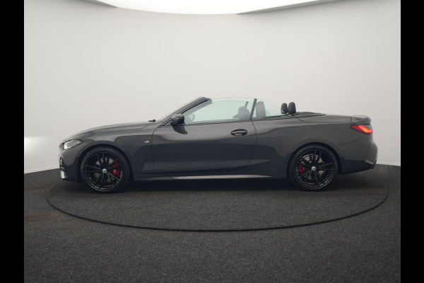 BMW 4 Serie Cabrio 430i M Sport 245pk Dealer O.H DRAVITGRAU | Lederen Sportstoelen Memory | Nekverwarming | 19"L.M | Harman Kardon |  M Sportremmen | Camera | Sfeerverlichting | Apple Carplay | LED |