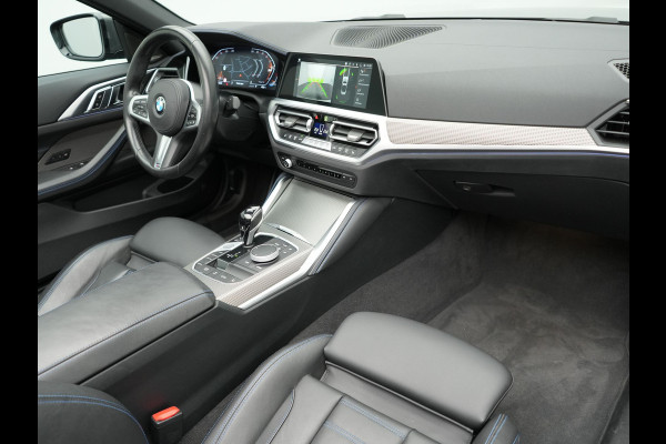 BMW 4 Serie Cabrio 430i M Sport 245pk Dealer O.H DRAVITGRAU | Lederen Sportstoelen Memory | Nekverwarming | 19"L.M | Harman Kardon |  M Sportremmen | Camera | Sfeerverlichting | Apple Carplay | LED |