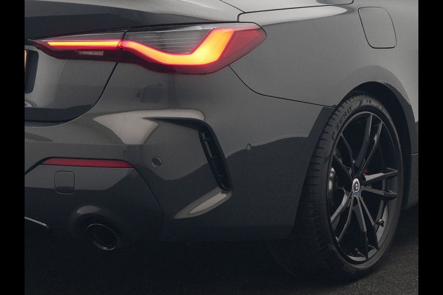BMW 4 Serie Cabrio 430i M Sport 245pk Dealer O.H DRAVITGRAU | Lederen Sportstoelen Memory | Nekverwarming | 19"L.M | Harman Kardon |  M Sportremmen | Camera | Sfeerverlichting | Apple Carplay | LED |