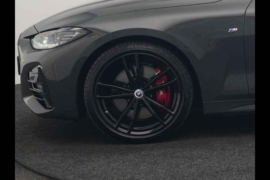 BMW 4 Serie Cabrio 430i M Sport 245pk Dealer O.H DRAVITGRAU | Lederen Sportstoelen Memory | Nekverwarming | 19"L.M | Harman Kardon |  M Sportremmen | Camera | Sfeerverlichting | Apple Carplay | LED |