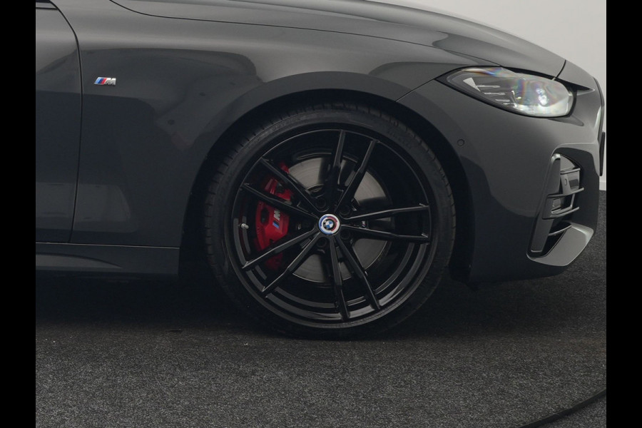BMW 4 Serie Cabrio 430i M Sport 245pk Dealer O.H DRAVITGRAU | Lederen Sportstoelen Memory | Nekverwarming | 19"L.M | Harman Kardon |  M Sportremmen | Camera | Sfeerverlichting | Apple Carplay | LED |
