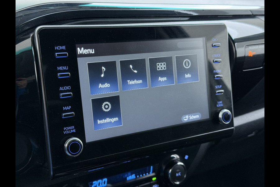 Toyota Hilux 2.4 D-4D 4WD AUT-6 Double Cab Professional Lier Canopy Hardtop (Huif) Trekhaak Navi* via Apple Carplay Android Auto Ecc Camera A Lane Assist Inbouw Kasten Bluetooth AWD EURO6 400Nm *3.500kg Trekvermogen* 1e Eigenaar Dealeronderhouden Origineel Nederlandse Auto