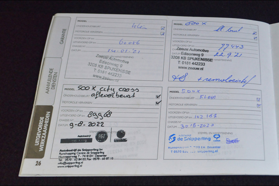 Fiat 500X Cross 1.3 GSE City Cross AUTOMAAT|NAVI|PARKEERSENSOREN