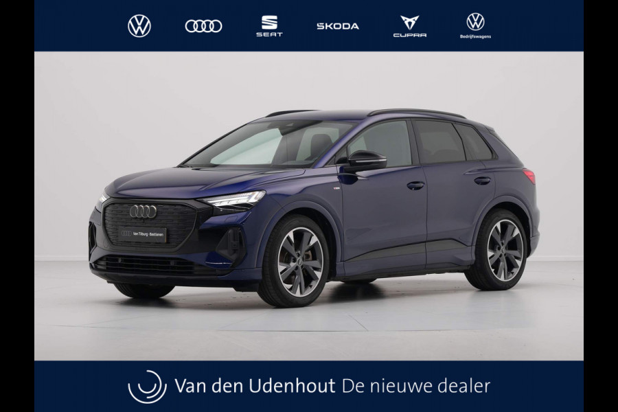 Audi Q4 e-tron 50 quattro S Line edition 77 kWh 300pk Navigatie Camera Acc Stoelverwarming Demo Roel