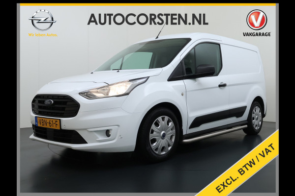 Ford Transit Connect 1.5TDCI 100PK Trekhaak Kast Cruise Airco PDC-v+a EURO6 Sidebars L1H1 Trend HP Betonplex Vloer Wandbetimmering Kasteninbouw Schuifdeur Achterdeuren Origineel Nederlandse Auto Laadvermogen 844kg !