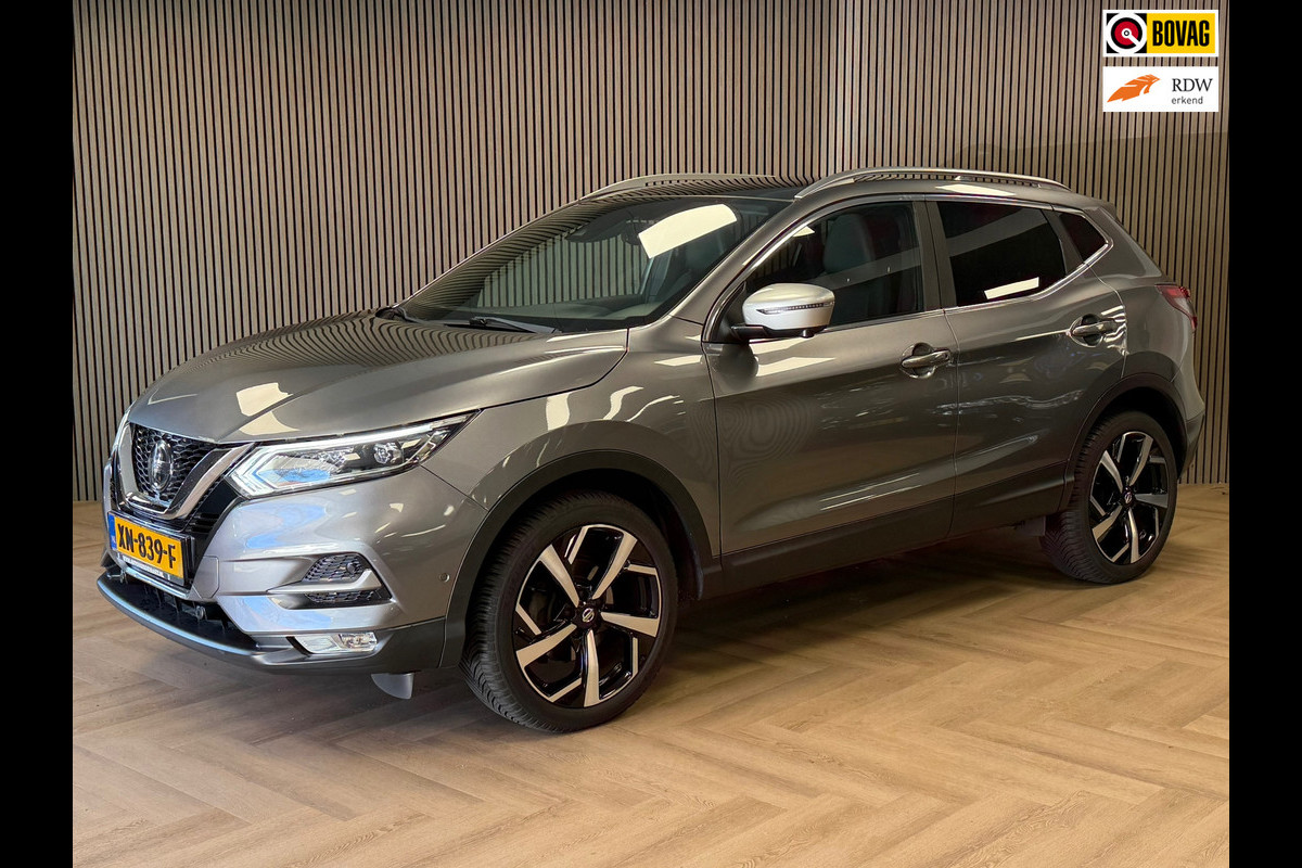 Nissan QASHQAI 1.2 Tekna + PANORAMADAK LEDER MEMORY 360 CAMERA CRUISE NAVIGATIE AIRCO PDC STOELVERWARMING