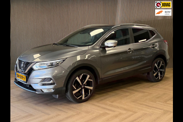 Nissan QASHQAI 1.2 Tekna + PANORAMADAK LEDER MEMORY 360 CAMERA CRUISE NAVIGATIE AIRCO PDC STOELVERWARMING