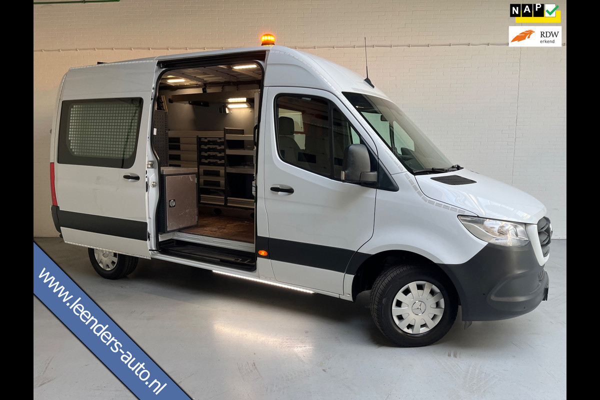 Mercedes-Benz Sprinter Automaat Servicewagen 314 2.2 CDI 140PK L2H2 euro6 BOTT, Victron V230, Standkachel Trekhaak RIJKLAARPRIJS