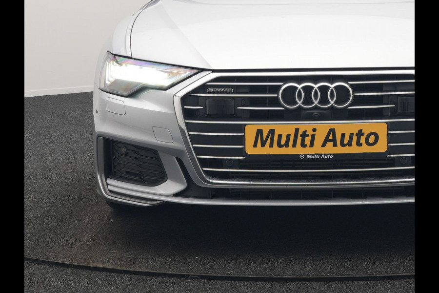 Audi A6 Avant 55 TFSI e quattro S Competition PHEV 367pk Dealer O.H. | 2x S-Line | Trekhaak Af Fabriek | Panodak | 360 Camera | Bang & Olufsen | Adaptive Cruise | Sportstoelen Memory & Verwarmd | Apple Carplay | Keyless | Stuur Verwarmd | Virtual | Navigatie | Plug In Hybrid