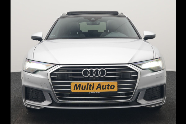 Audi A6 Avant 55 TFSI e quattro S Competition PHEV 367pk Dealer O.H. | 2x S-Line | Trekhaak Af Fabriek | Panodak | 360 Camera | Bang & Olufsen | Adaptive Cruise | Sportstoelen Memory & Verwarmd | Apple Carplay | Keyless | Stuur Verwarmd | Virtual | Navigatie | Plug In Hybrid