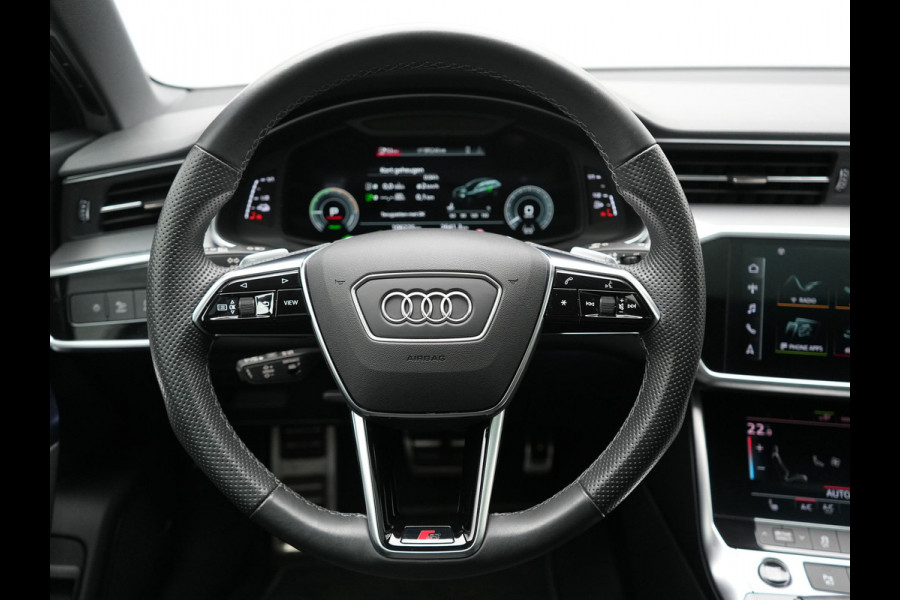 Audi A6 Avant 55 TFSI e quattro S Competition PHEV 367pk Dealer O.H. | 2x S-Line | Trekhaak Af Fabriek | Panodak | 360 Camera | Bang & Olufsen | Adaptive Cruise | Sportstoelen Memory & Verwarmd | Apple Carplay | Keyless | Stuur Verwarmd | Virtual | Navigatie | Plug In Hybrid