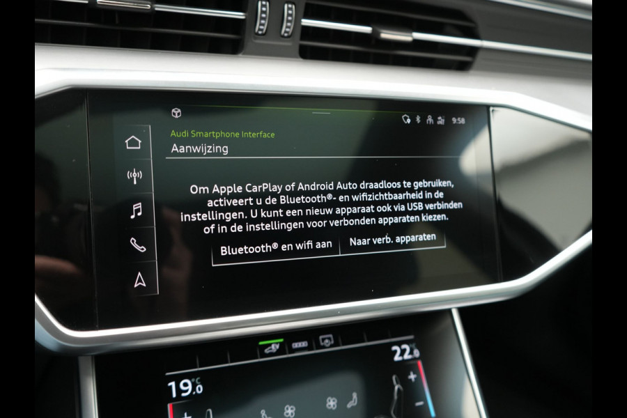 Audi A6 Avant 55 TFSI e quattro S Competition PHEV 367pk Dealer O.H. | 2x S-Line | Trekhaak Af Fabriek | Panodak | 360 Camera | Bang & Olufsen | Adaptive Cruise | Sportstoelen Memory & Verwarmd | Apple Carplay | Keyless | Stuur Verwarmd | Virtual | Navigatie | Plug In Hybrid