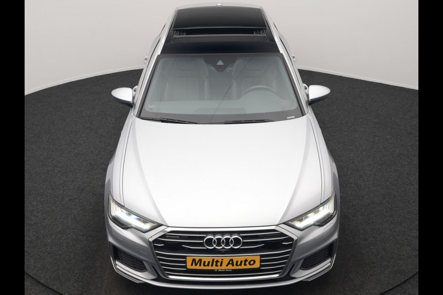 Audi A6 Avant 55 TFSI e quattro S Competition PHEV 367pk Dealer O.H. | 2x S-Line | Trekhaak Af Fabriek | Panodak | 360 Camera | Bang & Olufsen | Adaptive Cruise | Sportstoelen Memory & Verwarmd | Apple Carplay | Keyless | Stuur Verwarmd | Virtual | Navigatie | Plug In Hybrid