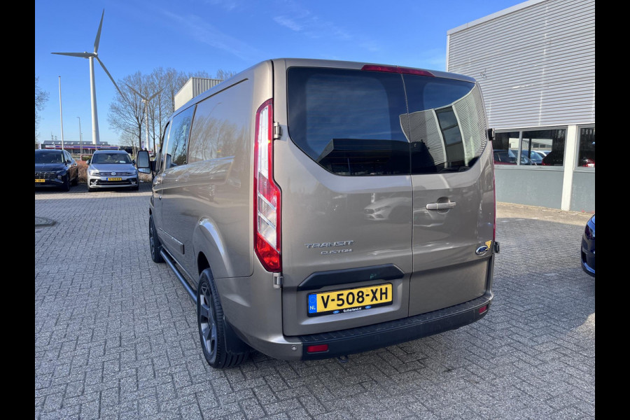 Ford Transit Custom 320 2.0 TDCI L2H1 Limited DC ZUID 130pk | 5pers. | Sync 3 Navigatie | Stoelverwarming | Sidebars