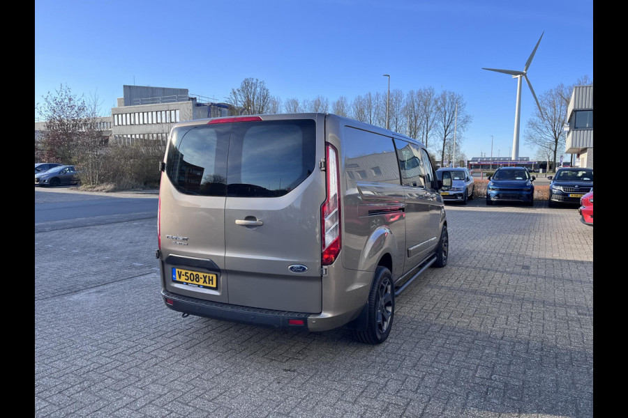 Ford Transit Custom 320 2.0 TDCI L2H1 Limited DC ZUID 130pk | 5pers. | Sync 3 Navigatie | Stoelverwarming | Sidebars