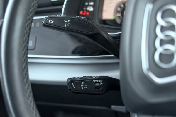 Audi Q7 55 TFSI e quattro 3x S-Line. Pano, ACC, HUD, Memory, Leder, B&O, Stuurvw, Keyless, Camera, Matrix, Sfeer, 22''!