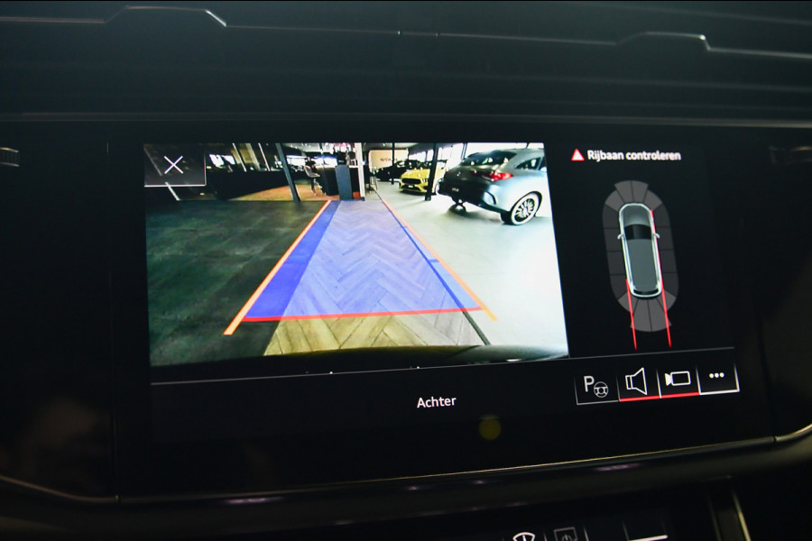 Audi Q7 55 TFSI e quattro 3x S-Line. Pano, ACC, HUD, Memory, Leder, B&O, Stuurvw, Keyless, Camera, Matrix, Sfeer, 22''!