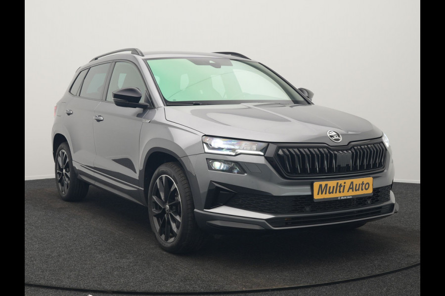 Škoda Karoq 1.5 TSI ACT Sportline Business FACELIFT MODEL DSG 150pk | Adaptive Cruise | Camera | Matrix LED | RS Sportstoelen Verwarmd | 18"L.M | Adaptive Onderstel | Keyless | Sfeerverlichting | Apple Carplay | Virtual | Navigatie | DAB |